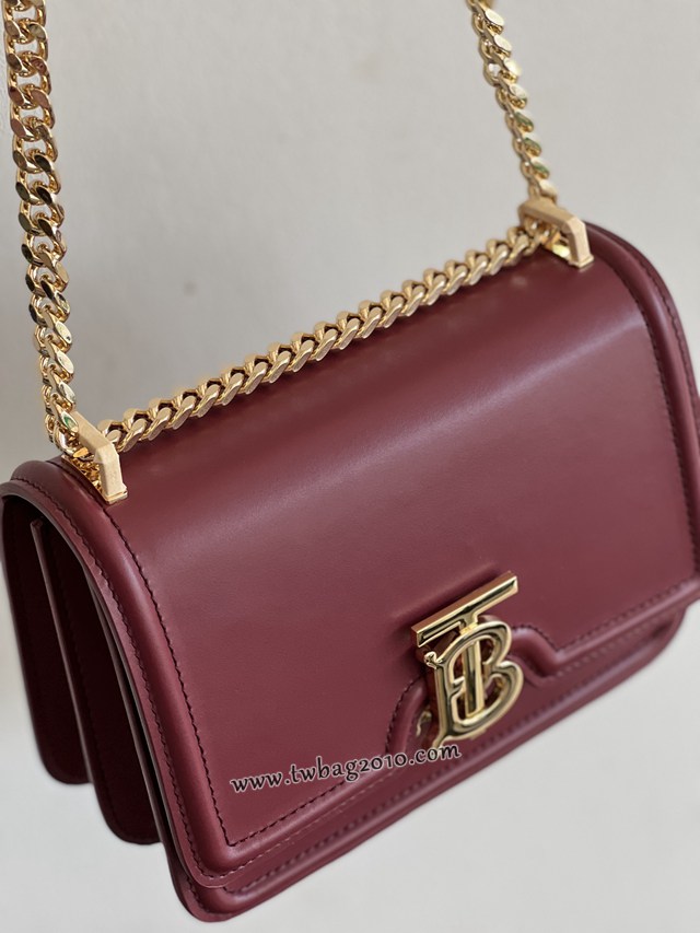 Burberry專門店新款TB專屬標識鎖扣包 巴寶莉皮革鏈條單肩斜挎女包 yxb1454